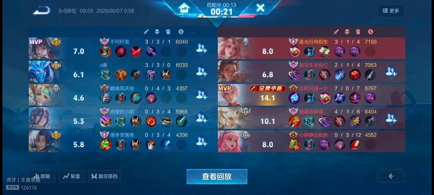 瓜友速报凌晨狼队五排撞车DYG狼队赢​​​