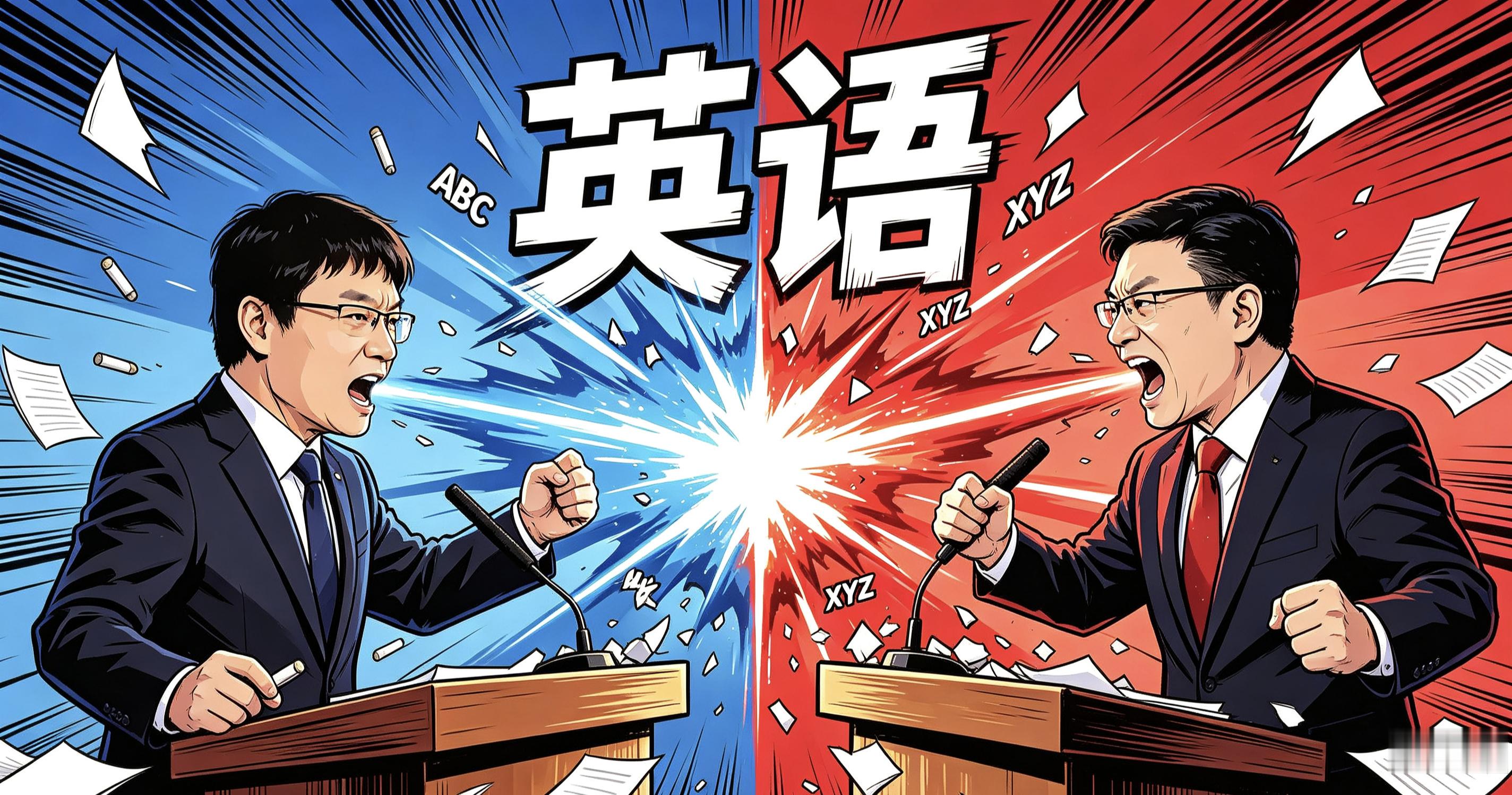胡锡进遭十问不是讨论英语问题吗，怎么改成围剿胡锡进了？？是不是英语问题搞不定，