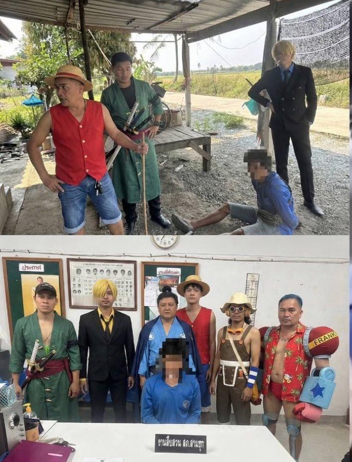 海贼王海贼王无法想象穿着红内裤的弗兰奇向你走来你并出示警官证