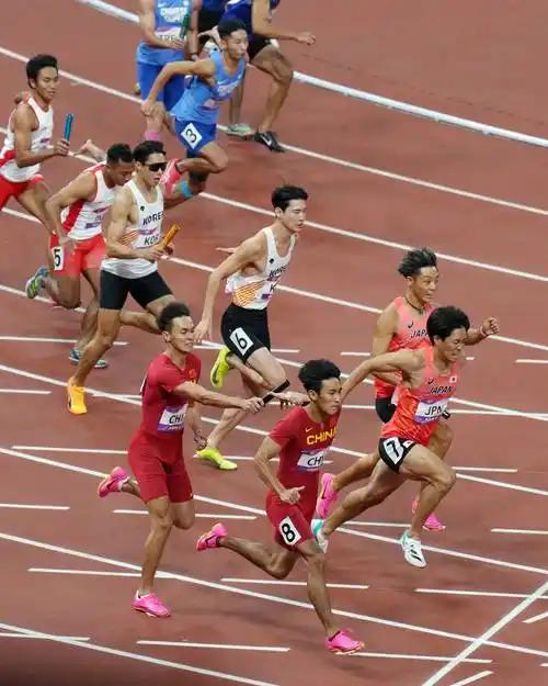 韩国队申诉成功了，结果比不申诉还惨。 这场2026爱知·名古屋亚运会混合4×
