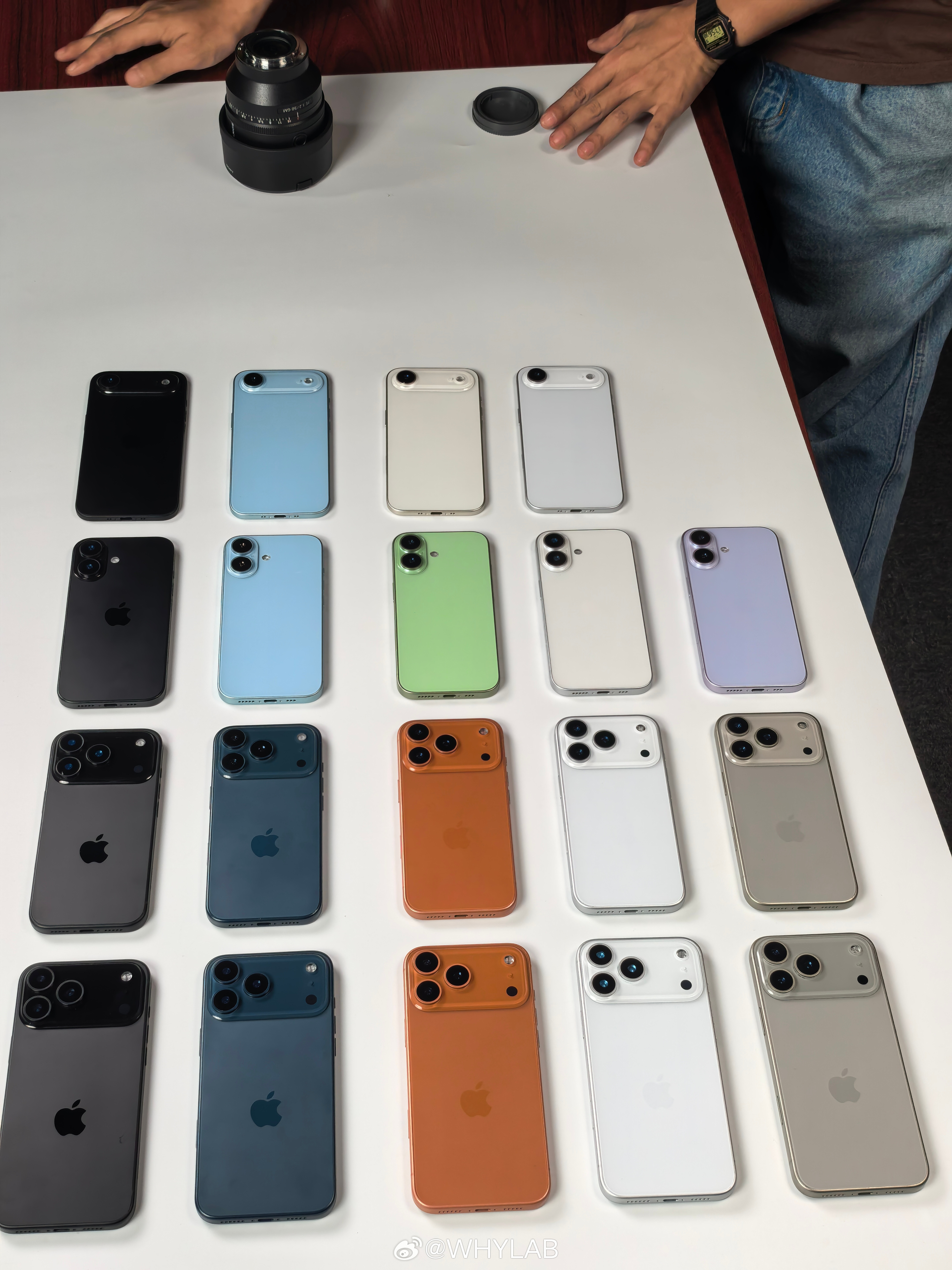 iPhone1719种颜色集齐了，工作室小伙伴一致觉得iPhone17
