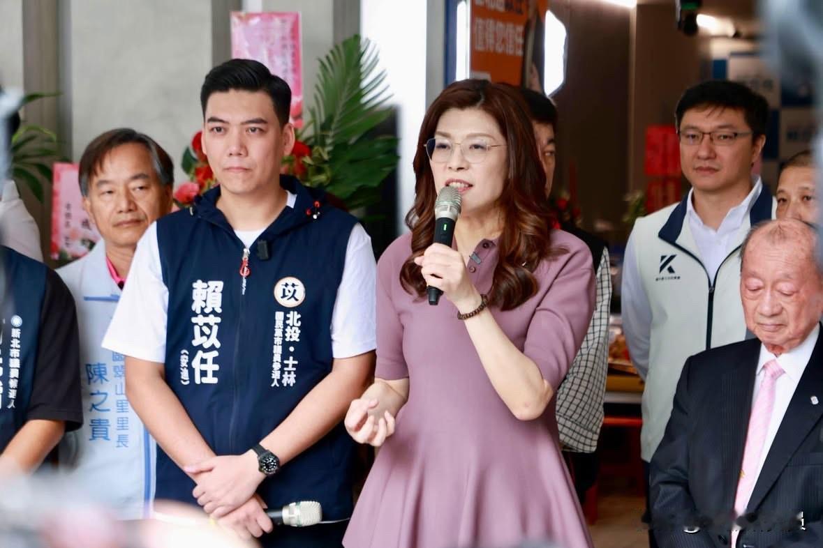 中国国民党主席郑丽文今（20）日上午出席台北市议员参选人赖苡任竞选总部成立活动。