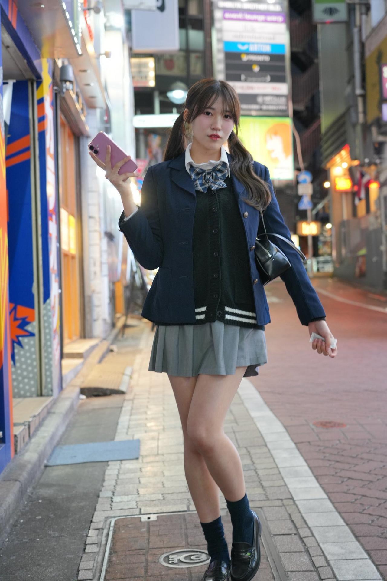 元气少女街头穿搭