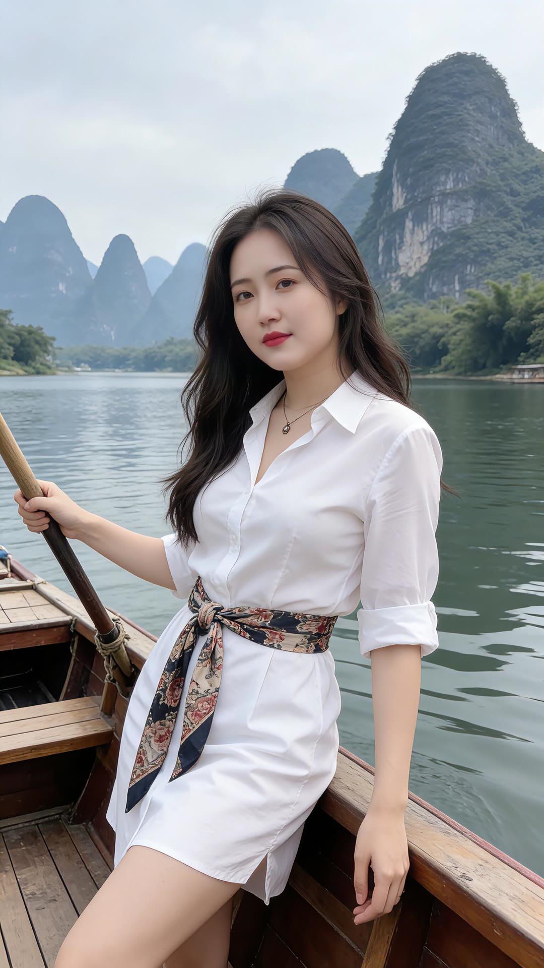 好风景，好心情！气质型女人穿搭女生怎么穿搭会看上去很优雅分享一张你最近随拍的