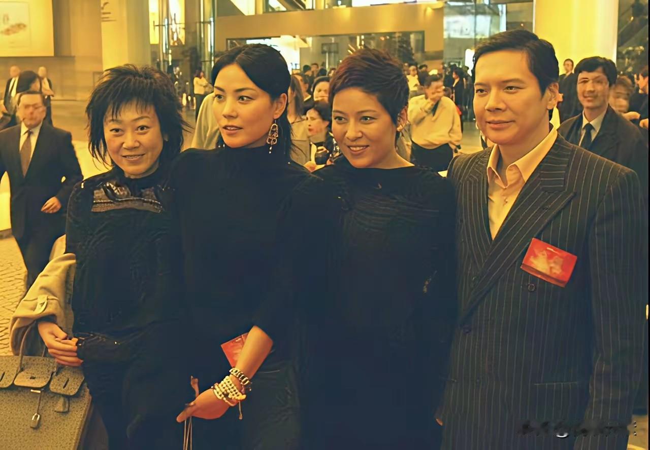 那时候的向华强太太陈岚，也是精明强干，风姿绰约。论颜值和气质，能把天后王菲