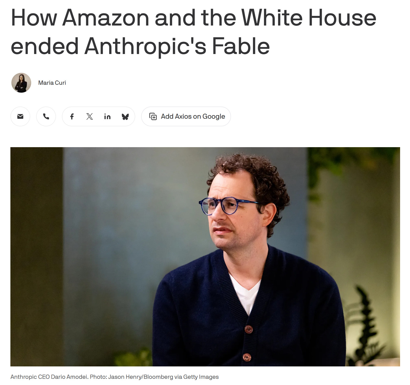 根据『TheInformation』、『华尔街日报』、『AXIOS』各自渠道的