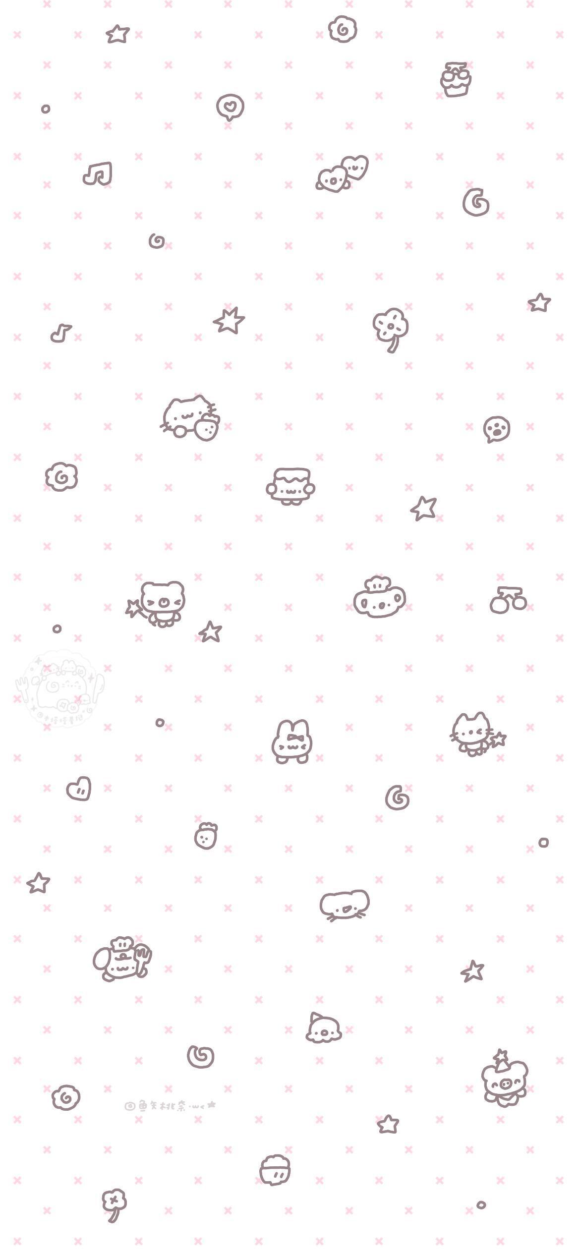 Share｜平铺壁纸｜可爱聊天背景图｜全屏壁纸