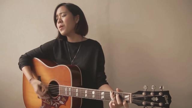 新加坡女孩吉他翻唱 抒情版 江南Style(流畅)_土