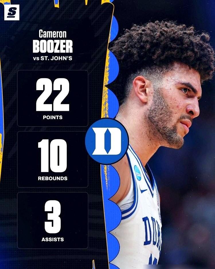 匿名球探嘀咕他天赋最平！杜克大学的卡梅隆·布泽尔，疯三带队杀进八强，场均22