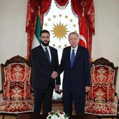 土耳其真的有吞并叙利亚这个能力。现在叙利亚总统沙拉（朱拉尼）是埃尔多安的马仔，