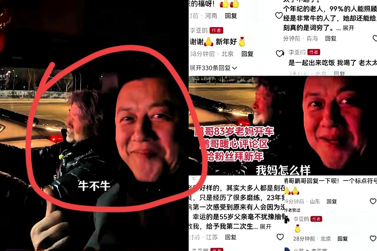 2月15日深夜，李亚鹏的一条视频火了！小酌后无法开车的他，竟由83岁的老母亲