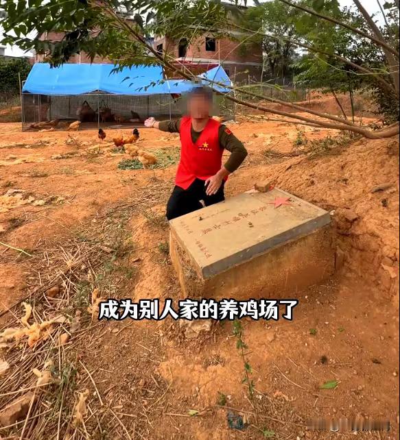 烈士墓地变养鸡场十月二十九日，有网友爆料湖南永州市道县一长征英雄烈士墓成了