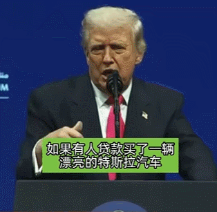 【贷款买电车有优惠？特朗普暗示马斯克应感谢他】“如果有人贷款买了一辆漂亮的特斯