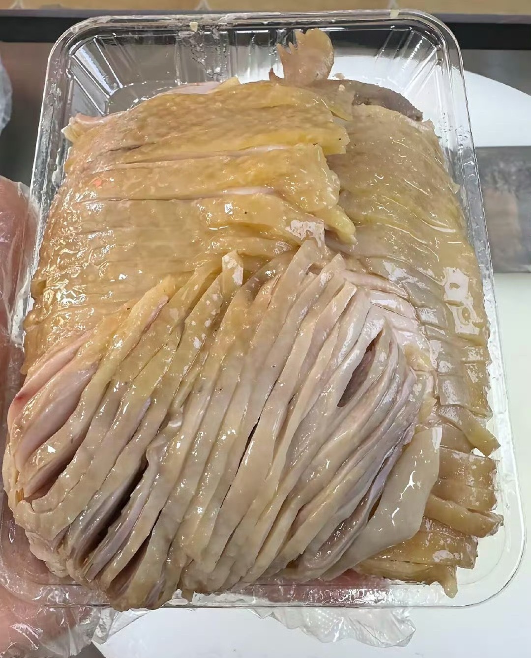 买半只鸡老板给我切成面条了……[抠鼻]​​​