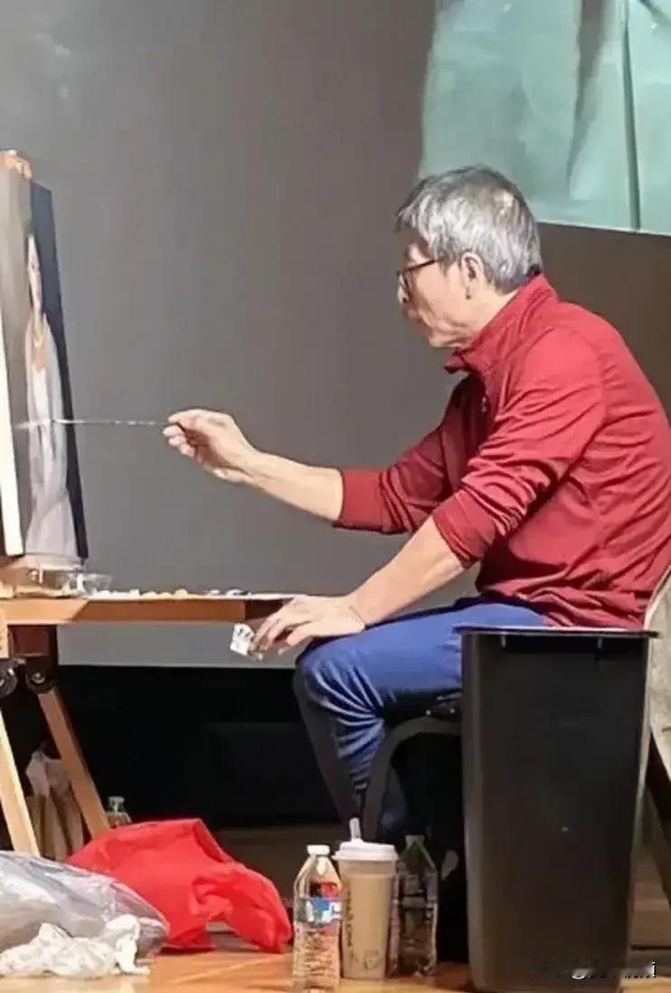 冷军七个半小时油画人物写生