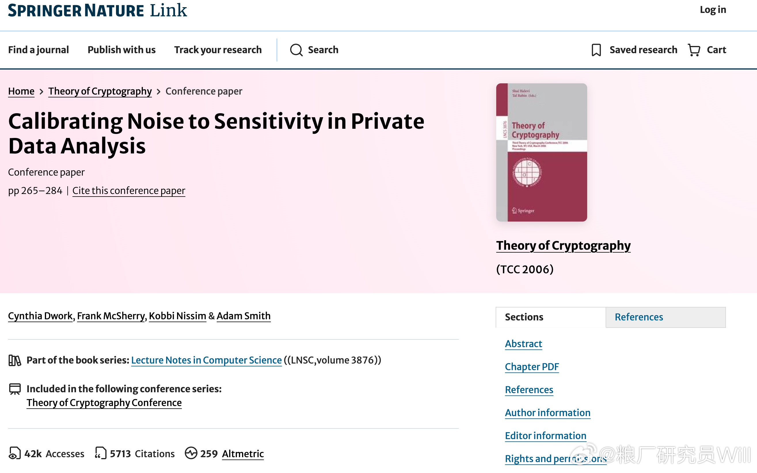 will的ai伦理漫谈2006年，一组密码学家提出了一个听起来像悖论的问题：能
