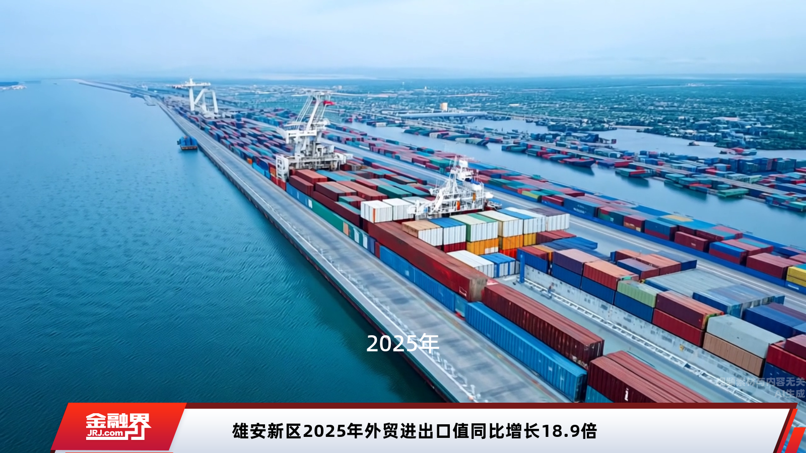 雄安新区外贸进出口值同比激增18.9倍，展现强劲增长势头