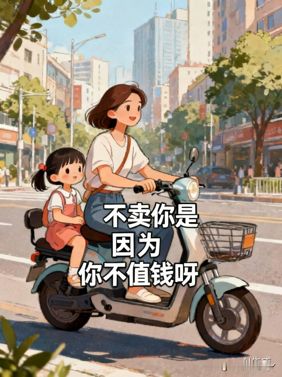 最近，河南出了一件让人哭笑不得的事。有个宝妈骑电动车出门，女儿坐在后座上，妈妈