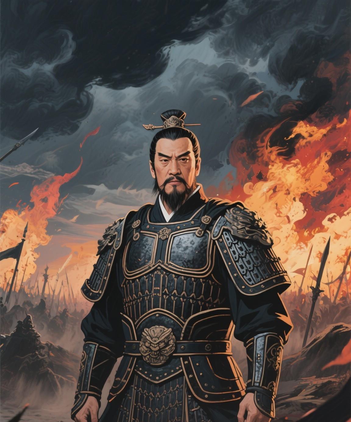 曹操表现出来的似乎是文人，其实他的内核是枭雄，曹丕的本色就是文人，被迫营业的帝王