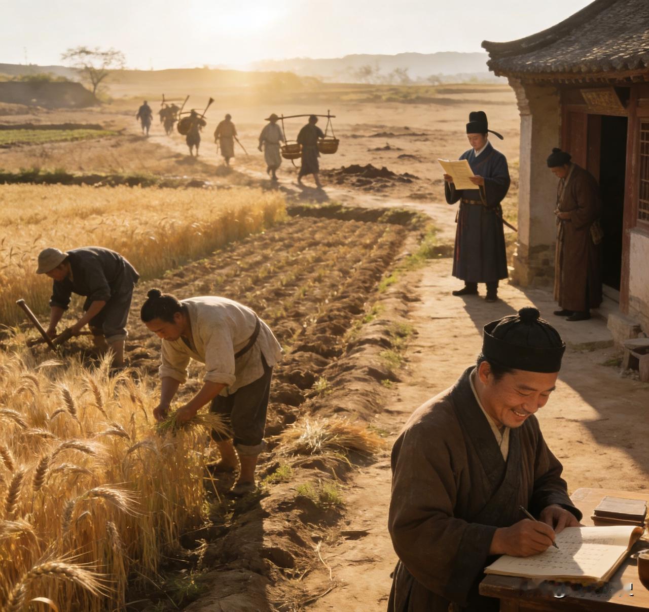 朱温治下的后梁，是五代十国时农民负担最轻的。这可能和朱温出身贫苦农民有关，知道民