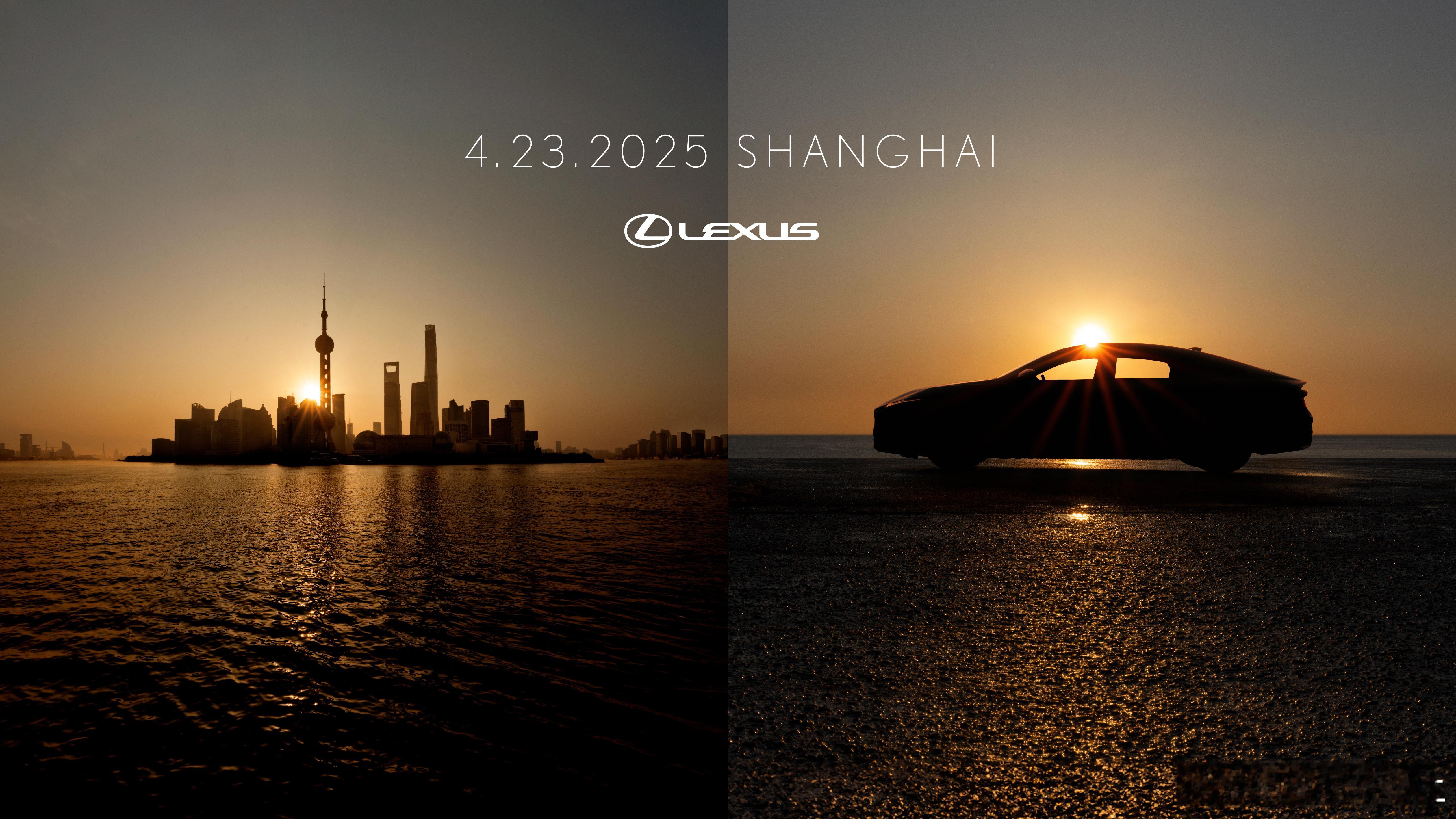 2025上海车展雷克萨斯ES就是这届车展的流量密码了单单发了个剪影侧颜网络上就