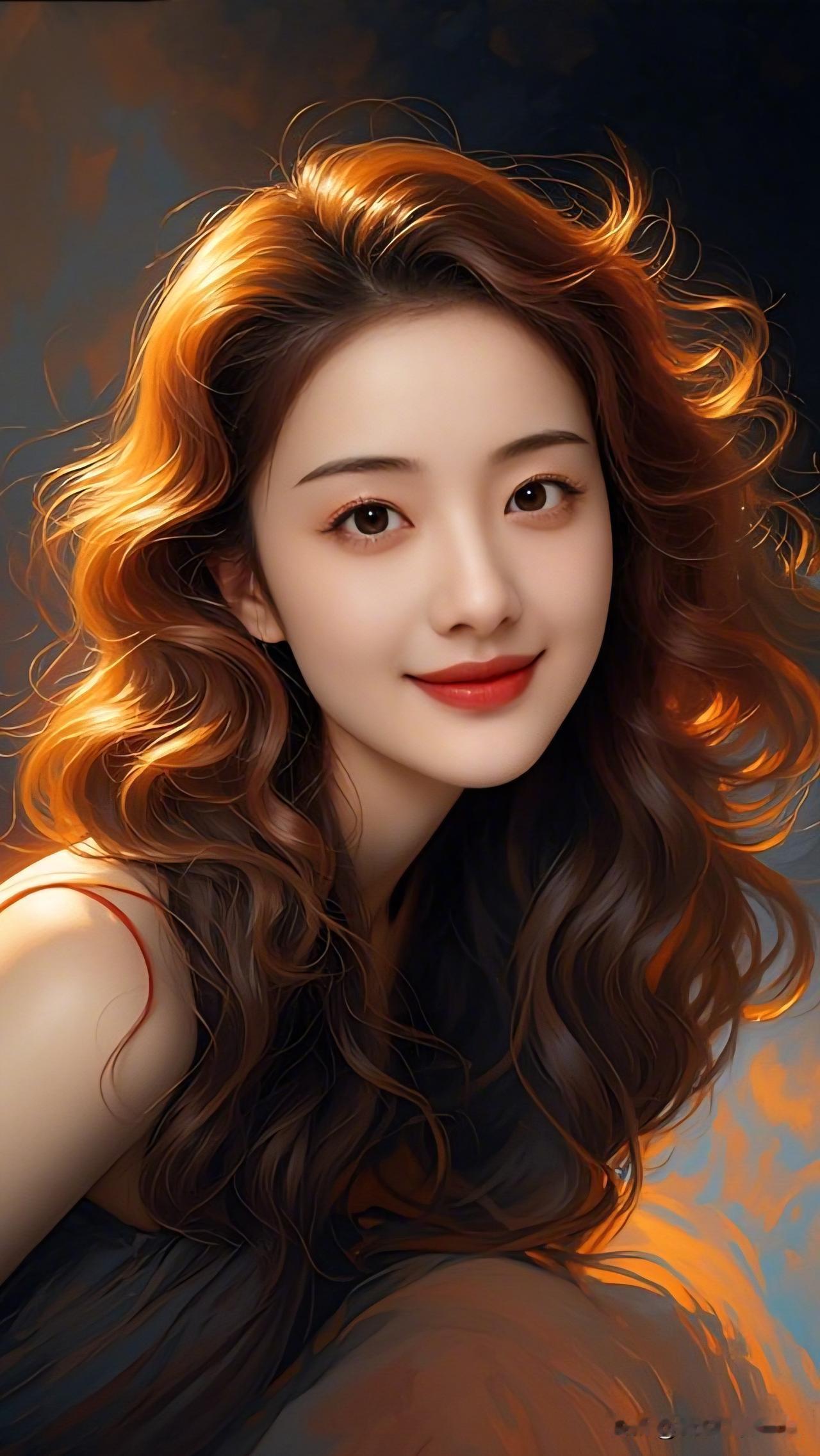 红袖添香，美人笑语。温柔的少女，微笑如春风，美得令人心动！🌸💖什么样长相的女