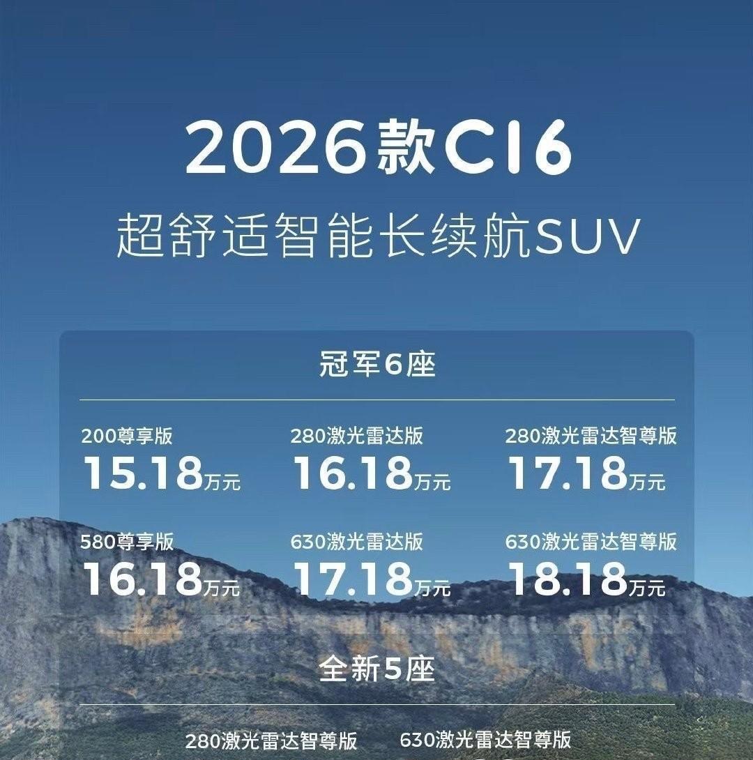 15万直接把桌子掀了！零跑这波操作让整个车圈后背发凉新出的C16入门版价格一出