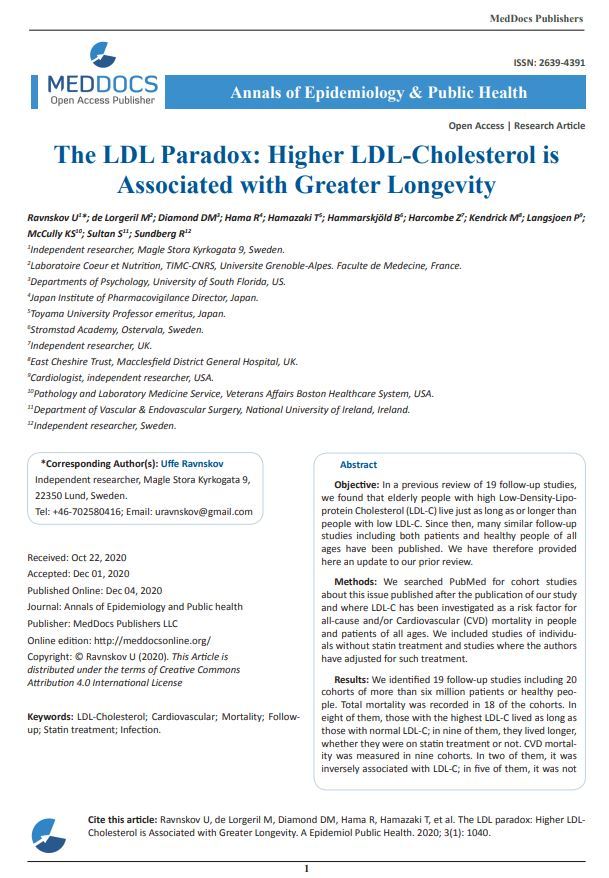 震惊💥一项大型全球研究彻底颠覆了几十年来的饮食教条。研究结果显示：胆固醇水平较