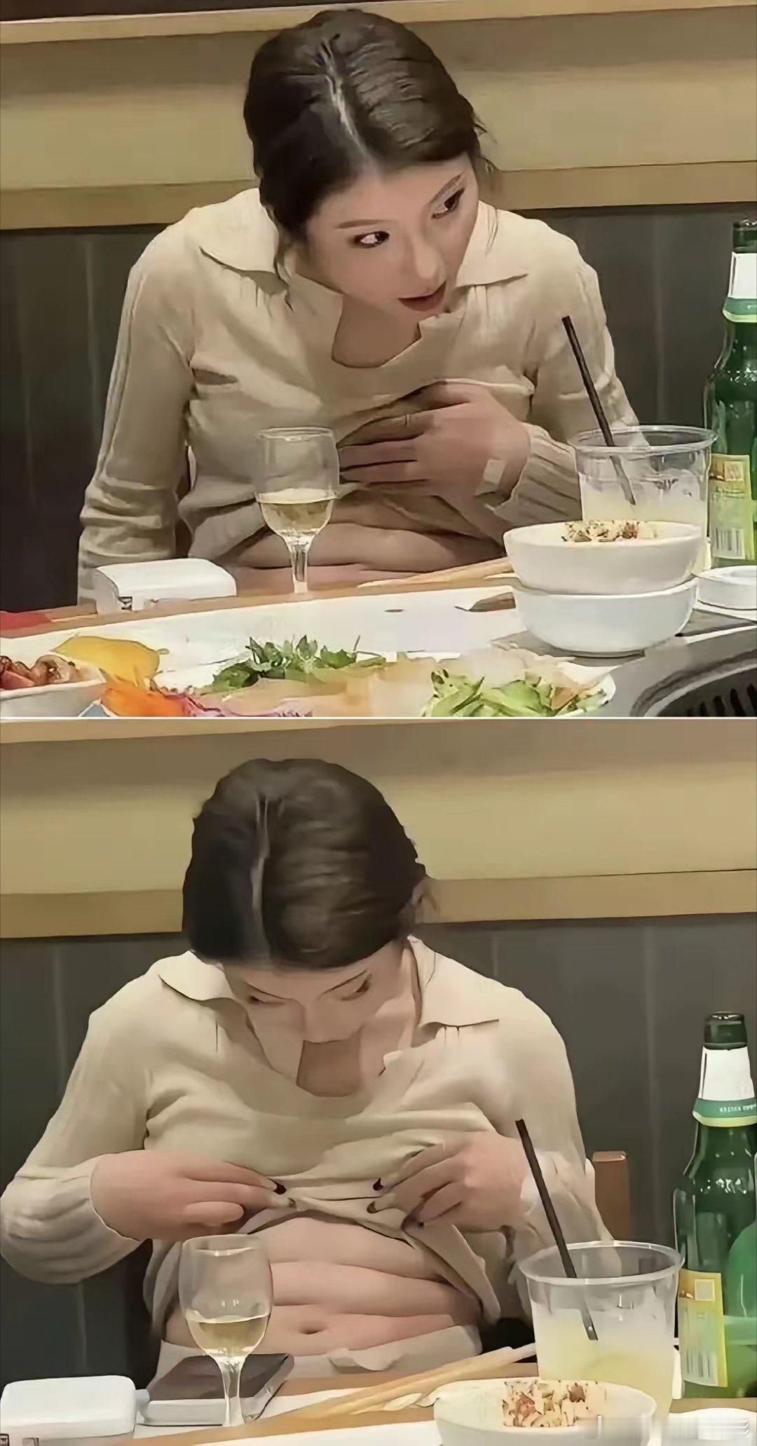 女同事给我秀了下六块腹肌，结果笑不活了！