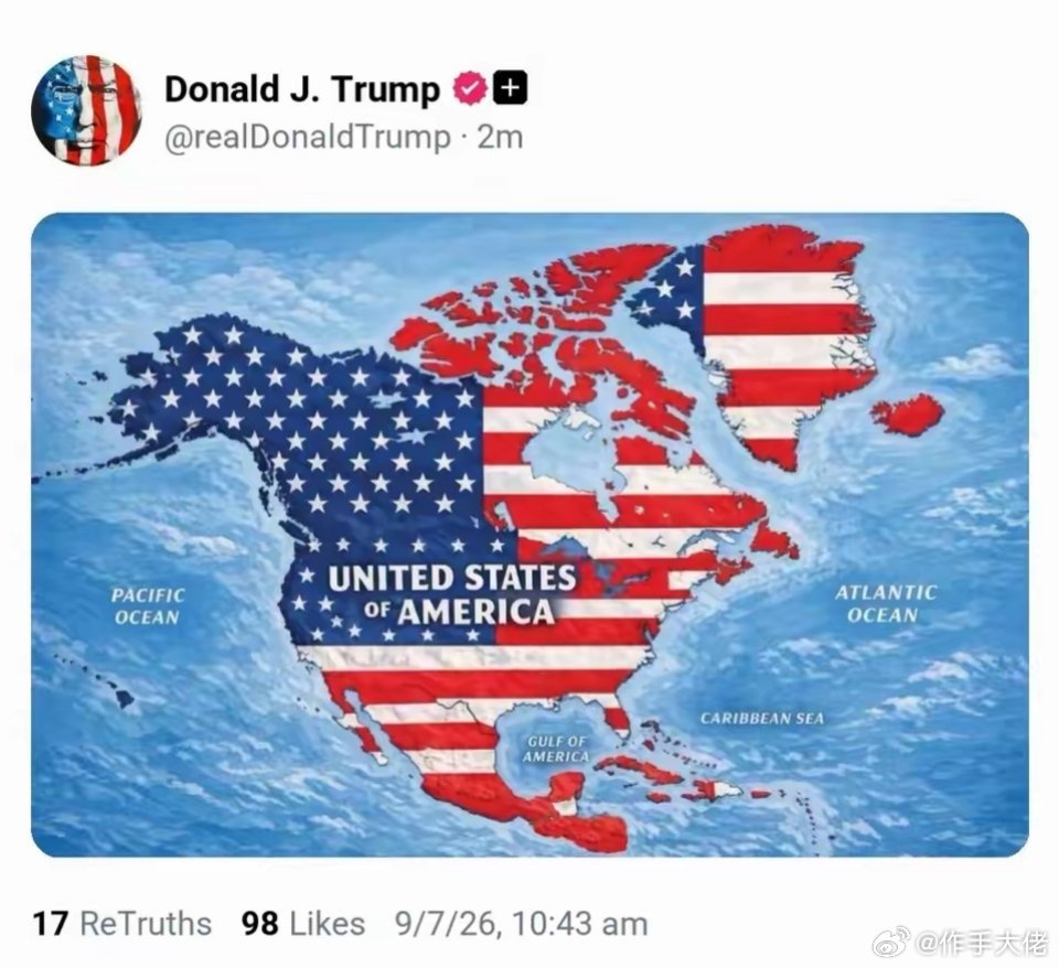 川普先生发图了！有网友这样调侃:川普：太阳是我们的，我们要登陆。美国人：太阳很烫