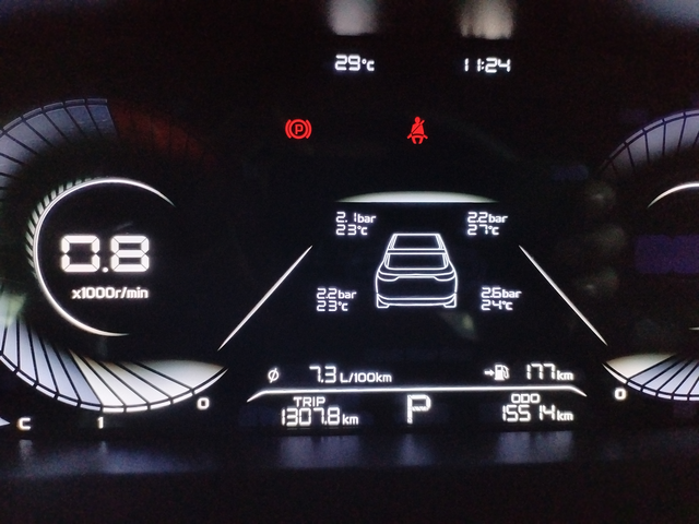 前两天加油站遇到一个车友聊了两句他看了我的车说我的油耗算高的，我觉得挺低的啊，