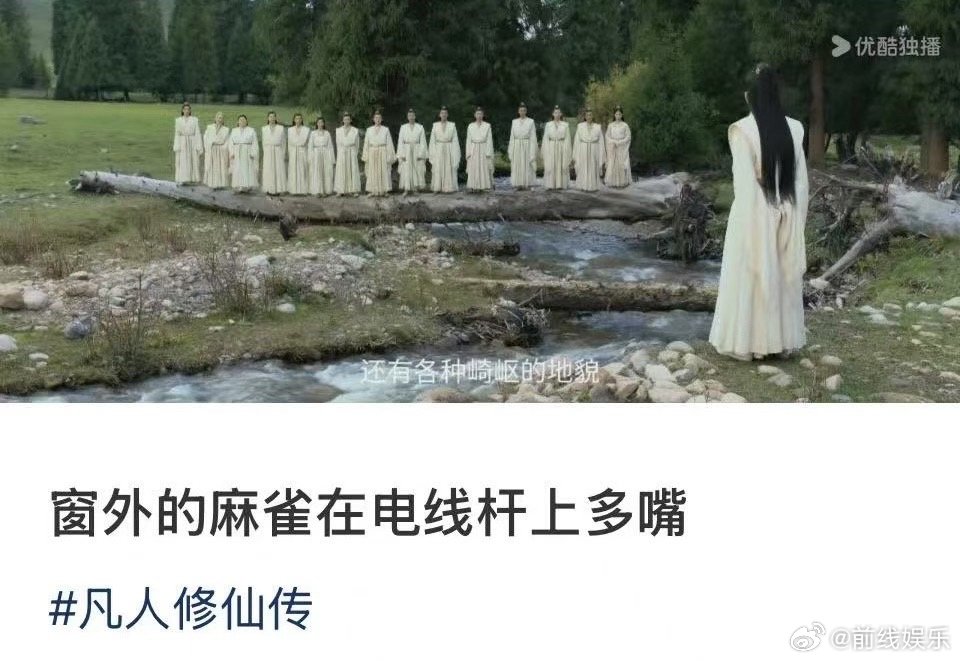 怎么那么好笑啊这个凡人修仙传，又一名场面诞生好白的一群大麻雀[笑着哭]​​​