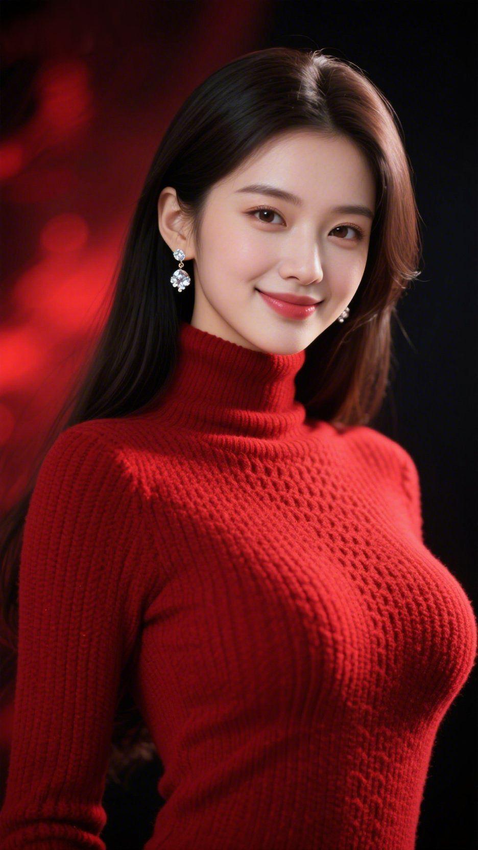 橘衫明韵伴日常暖橘色上衣裹着轻快的明亮，衣间绣标的巧思里，混着发梢柔卷的松