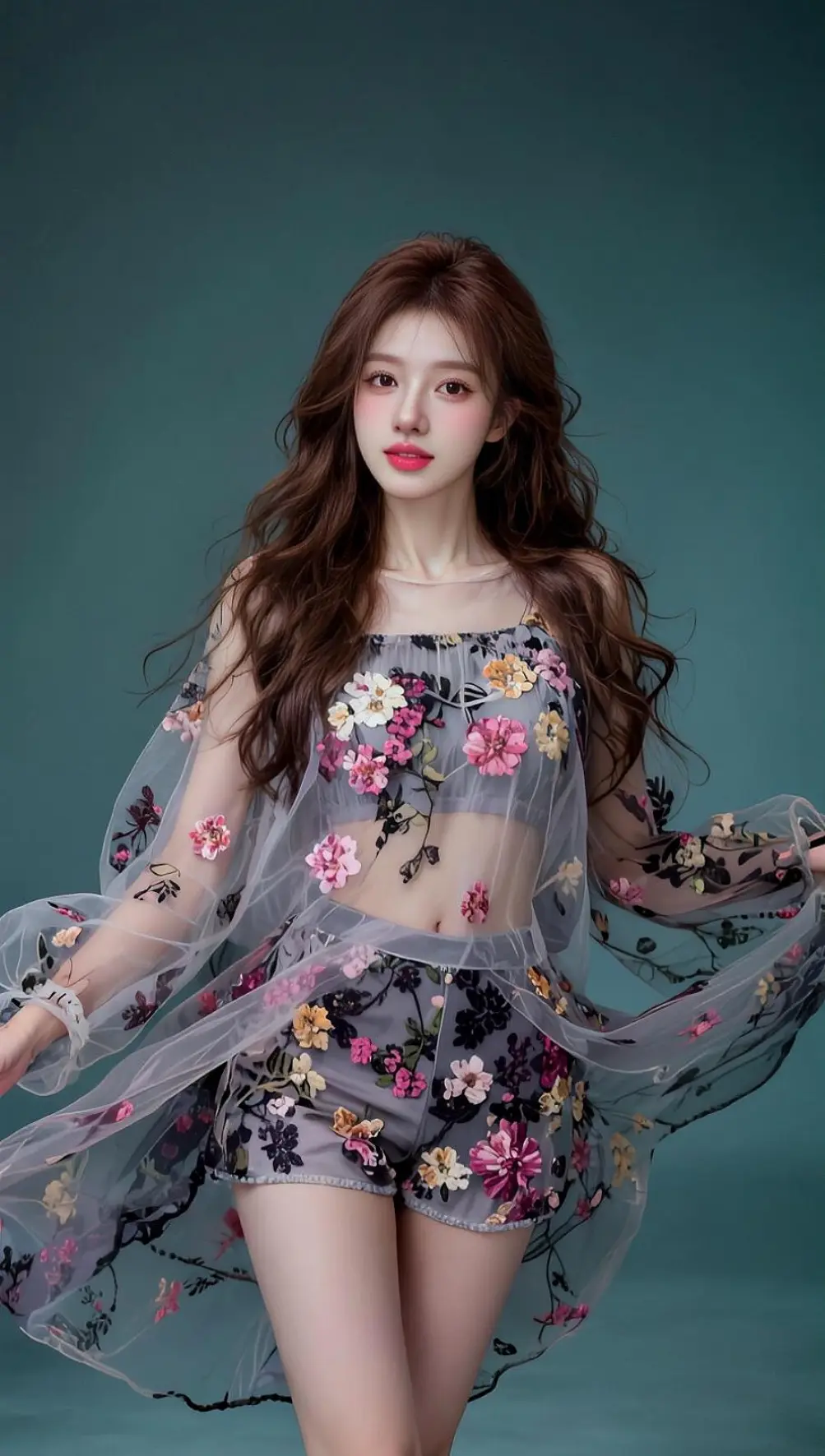 花卉轻纱写真     谁拍谁好看