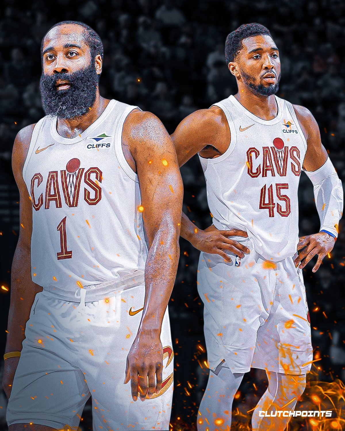 系列赛前两战，哈登&米切尔的表现哈登：22分10助攻；28分4助攻5抢断米切尔：