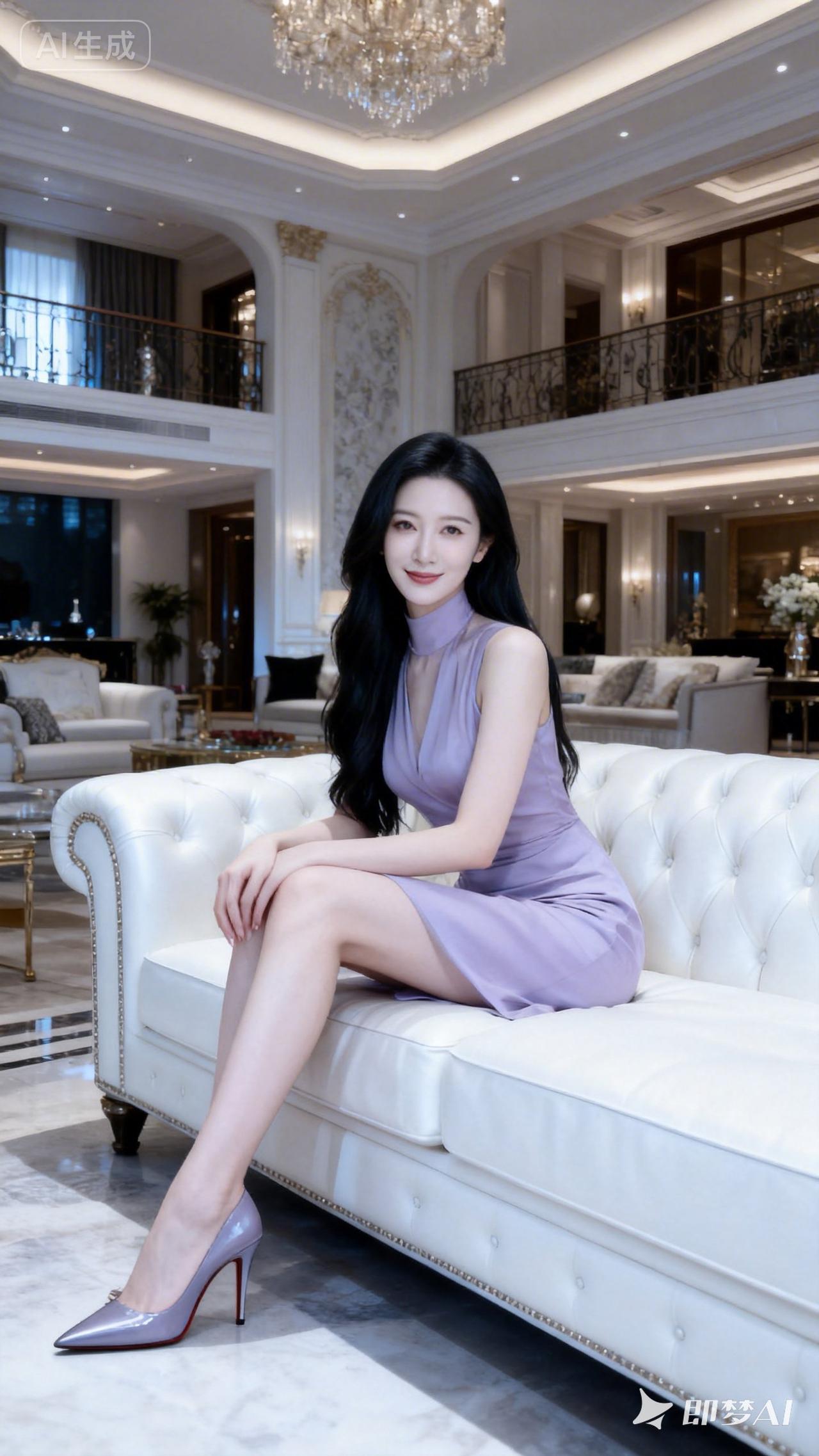 优雅紫裙，坐享奢华时光👗✨