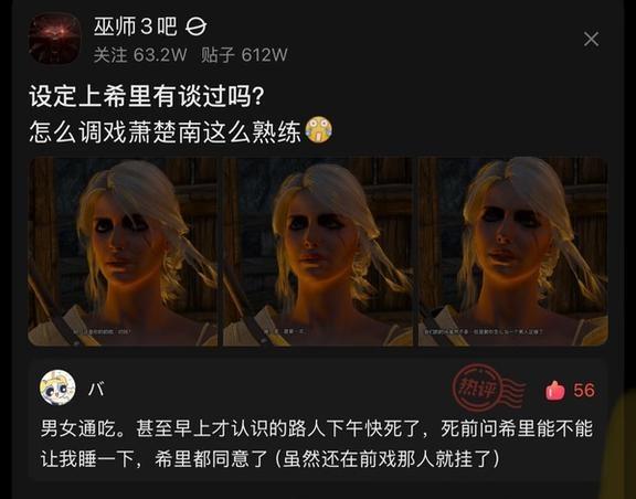 别逗你希姐笑梗图搞笑巫师3猎魔人希里