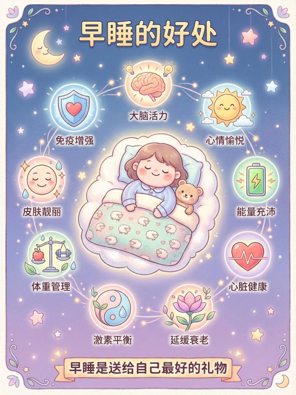 早起早睡的核心想养成早睡早起的习惯，关键不在于“逼自己”“而在于理解身体的运作