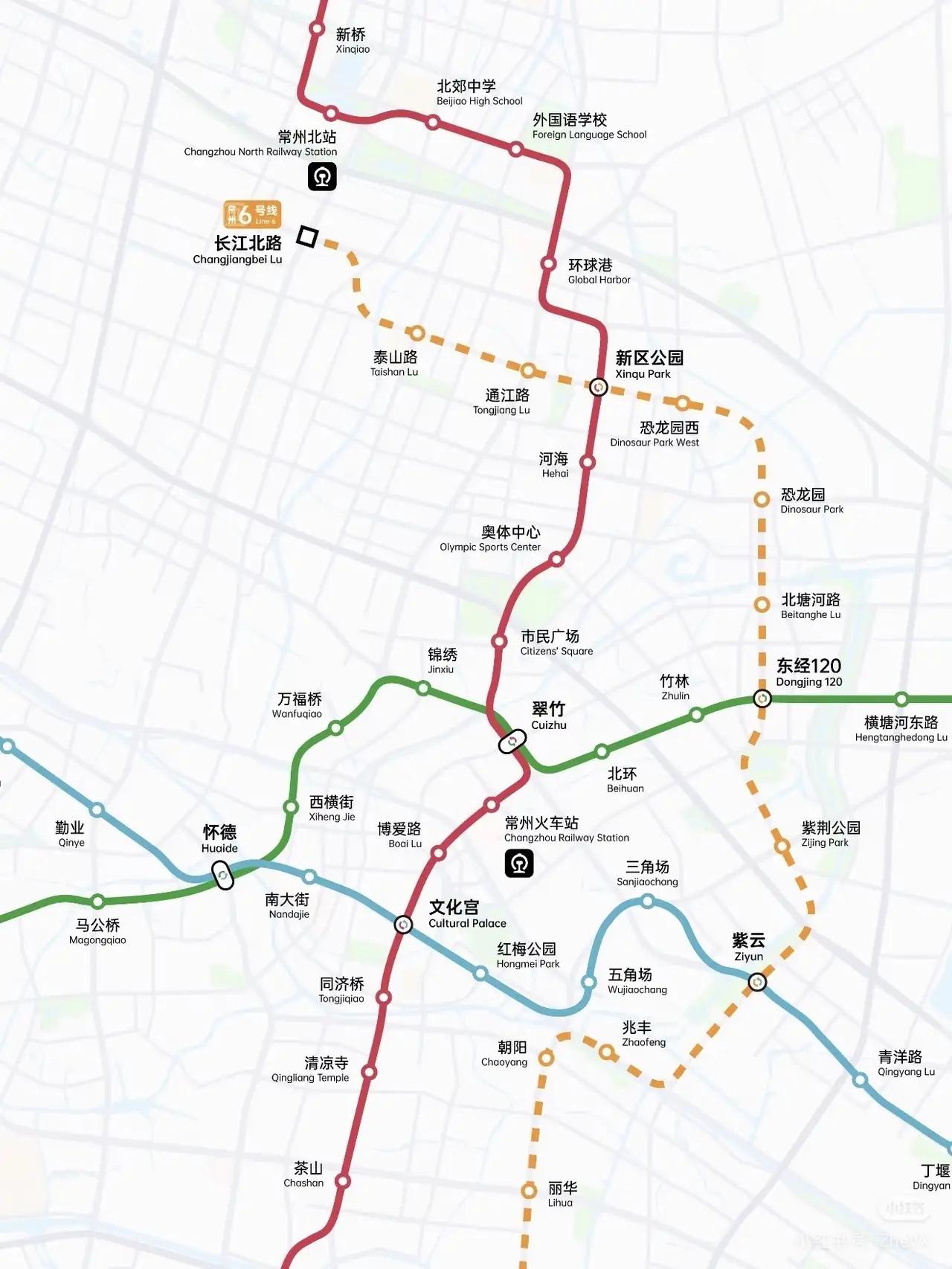 常州地铁规划竟未考虑飞龙板块，此区域人口高度集中。上下班时，长江路飞龙路口拥堵不