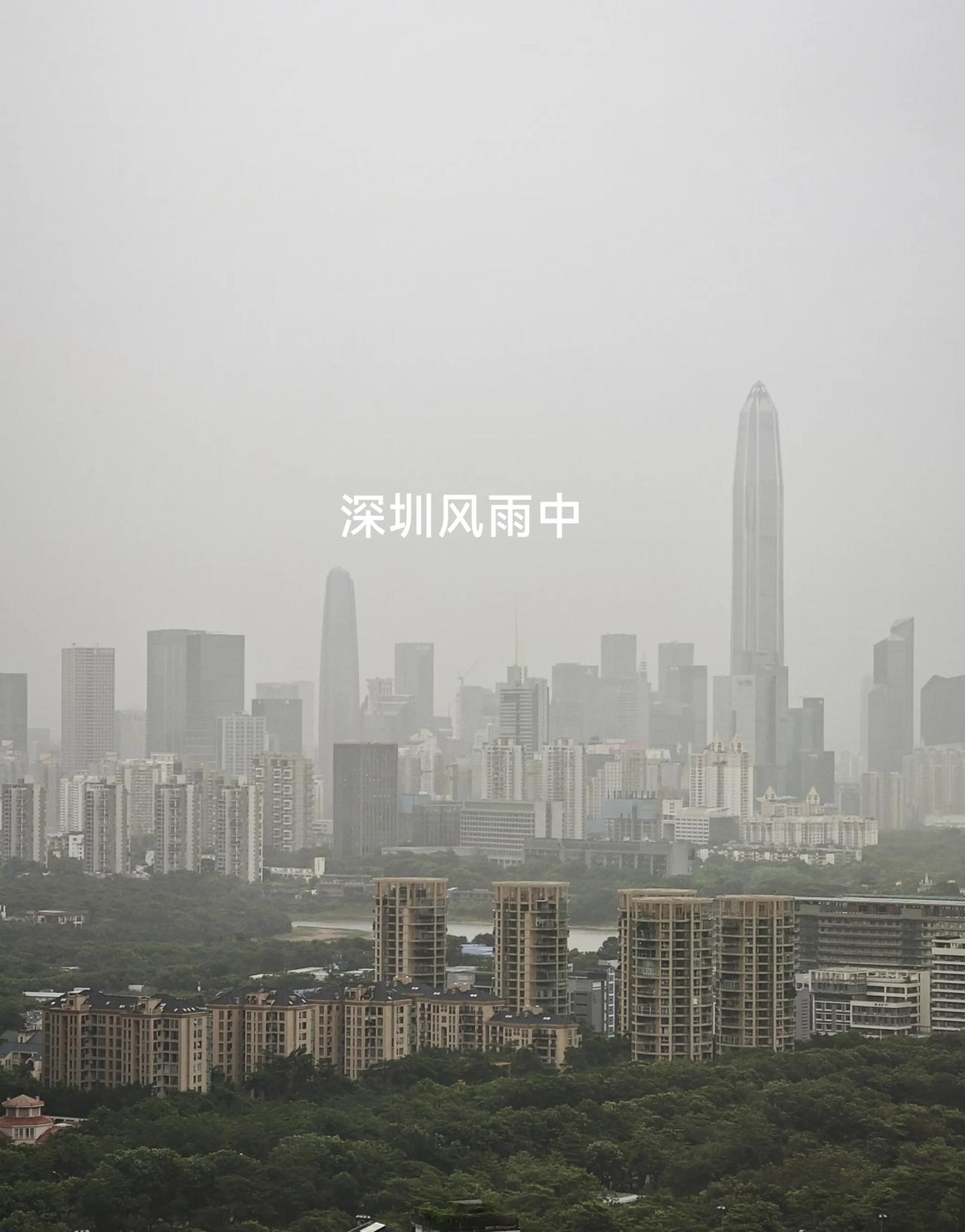 7月20号清晨7点，台风韦帕登陆之前，深圳满城已在风雨之中。这是深圳今天白天的第