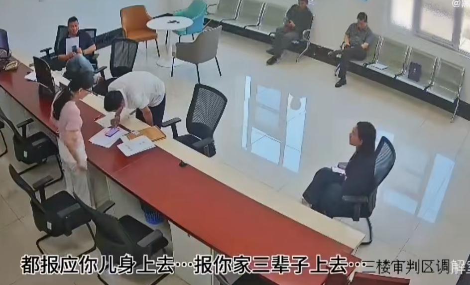 山东临沂农妇杨宝花辱骂法官完整视频曝光，十分钟的高强度输出，和泼妇骂街一样一样的