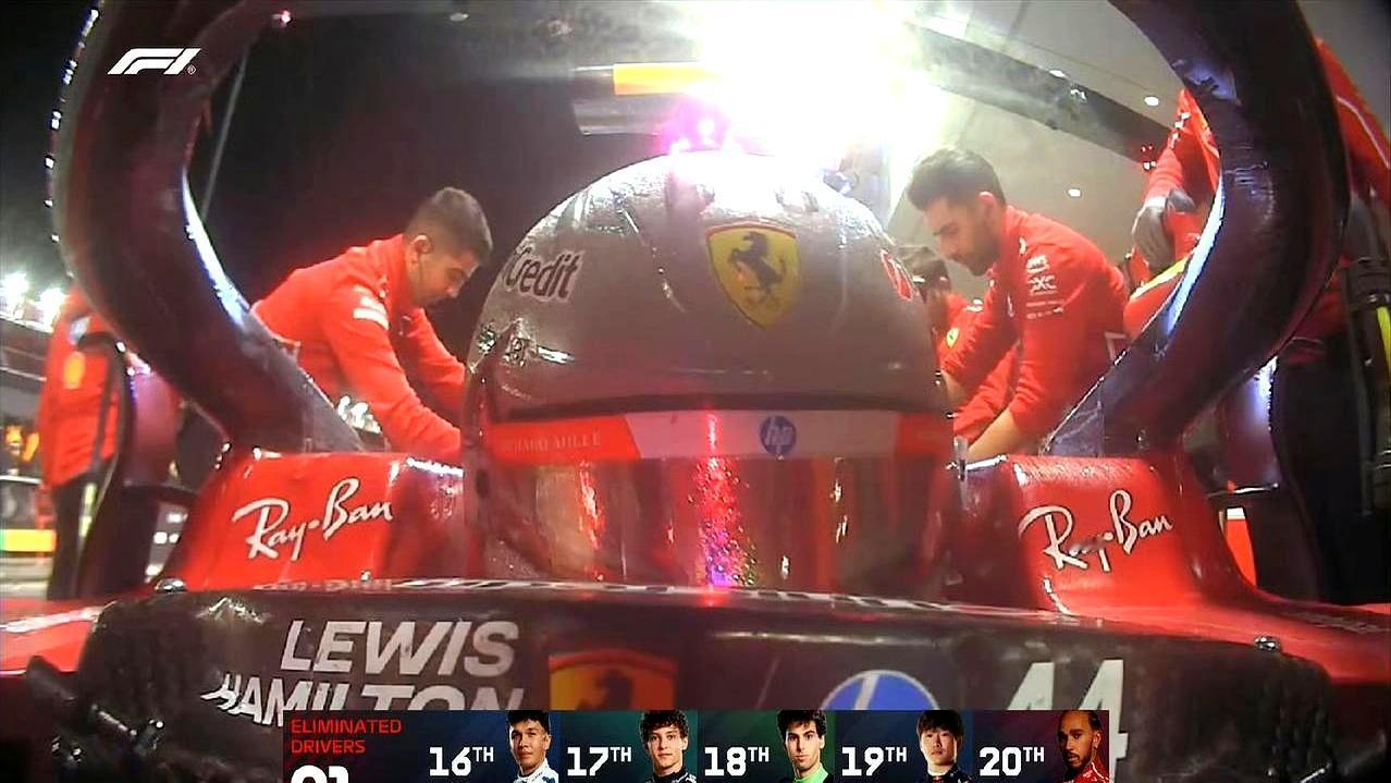 意外吗？雨战排位像大逃杀！汉密尔顿、阿尔本遭遇撞车……拉斯维加斯站Q