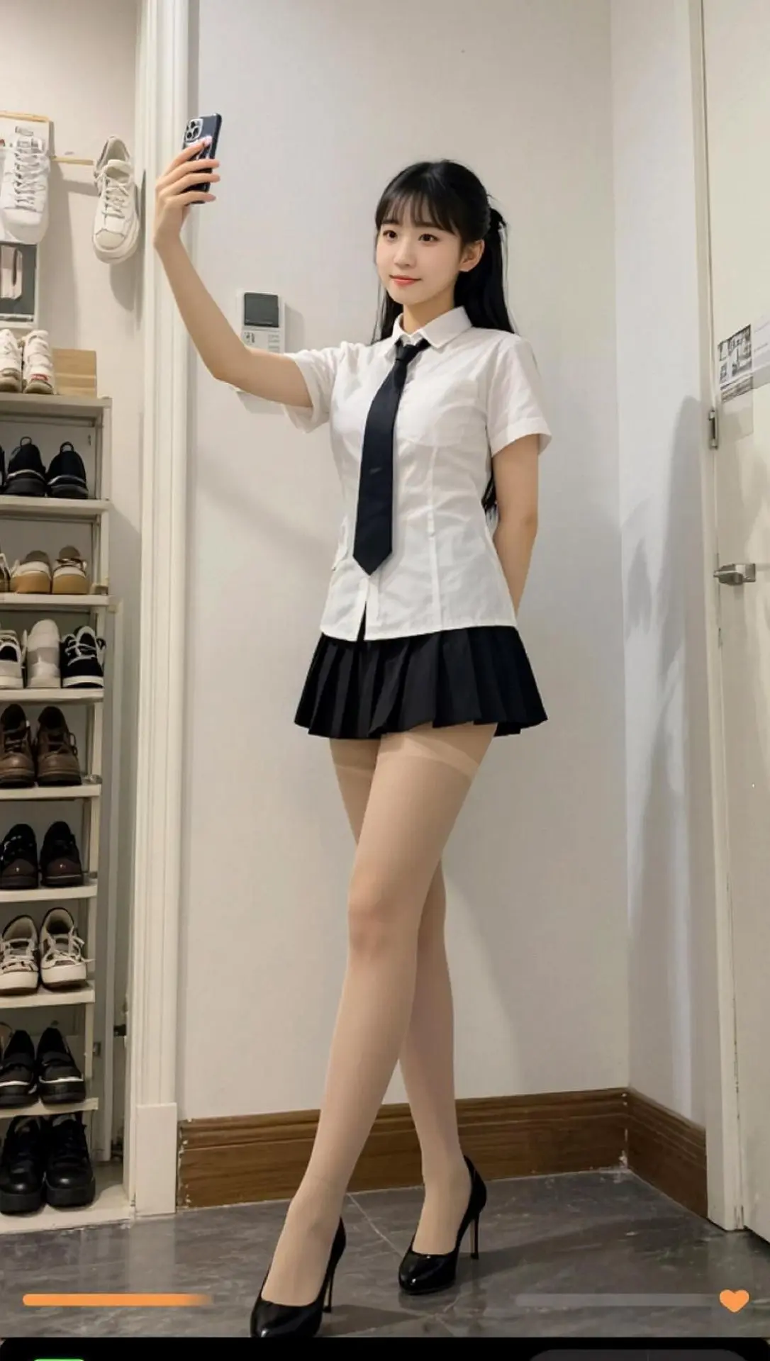 AI少女制服写真 ai创作