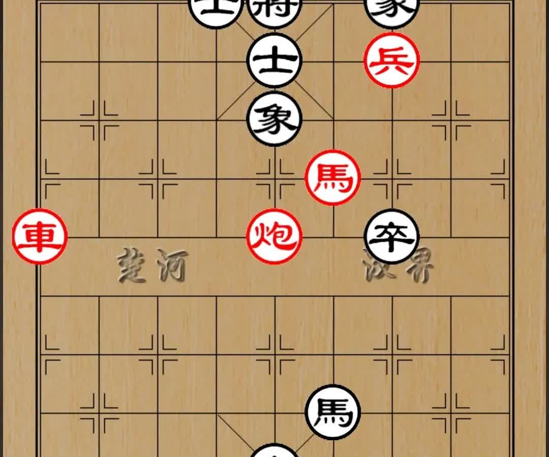 公园下棋的老者围在一起，对着这盘残棋争论不休。有人忍不住开口：“红方输定了？”
