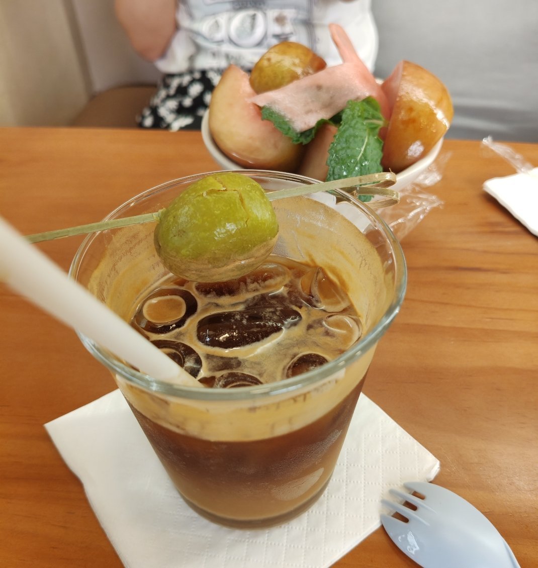 橄榄咖啡，生姜桃子。。。