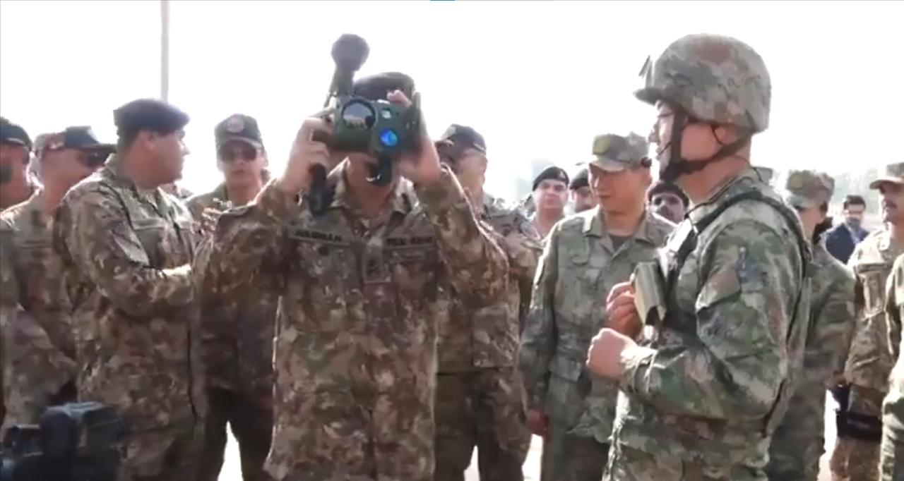 高德QN-202单兵微型导弹疑似亮相中巴“勇士-9”反恐联合演习。比火箭筒更精确