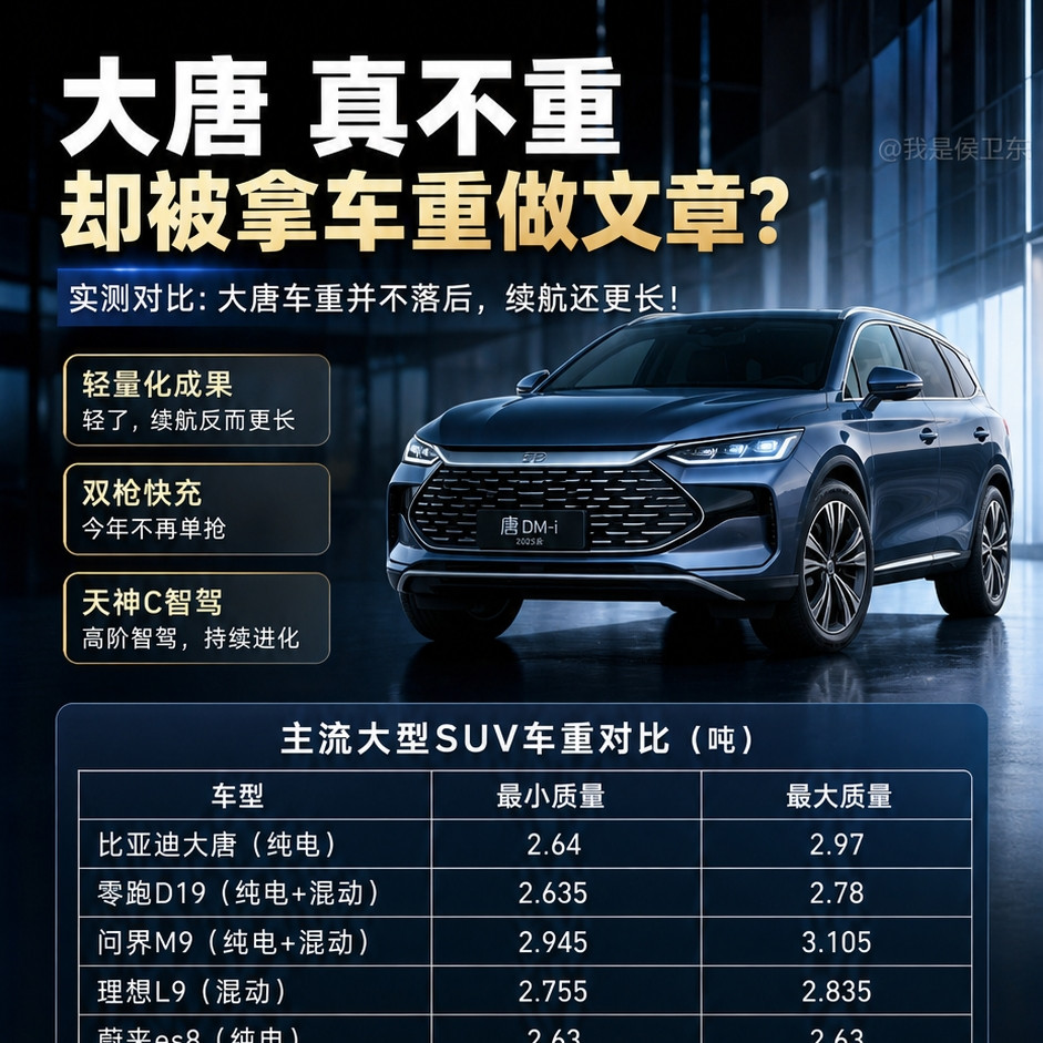 大唐明明不算重，却被全网拿车重狠狠干？