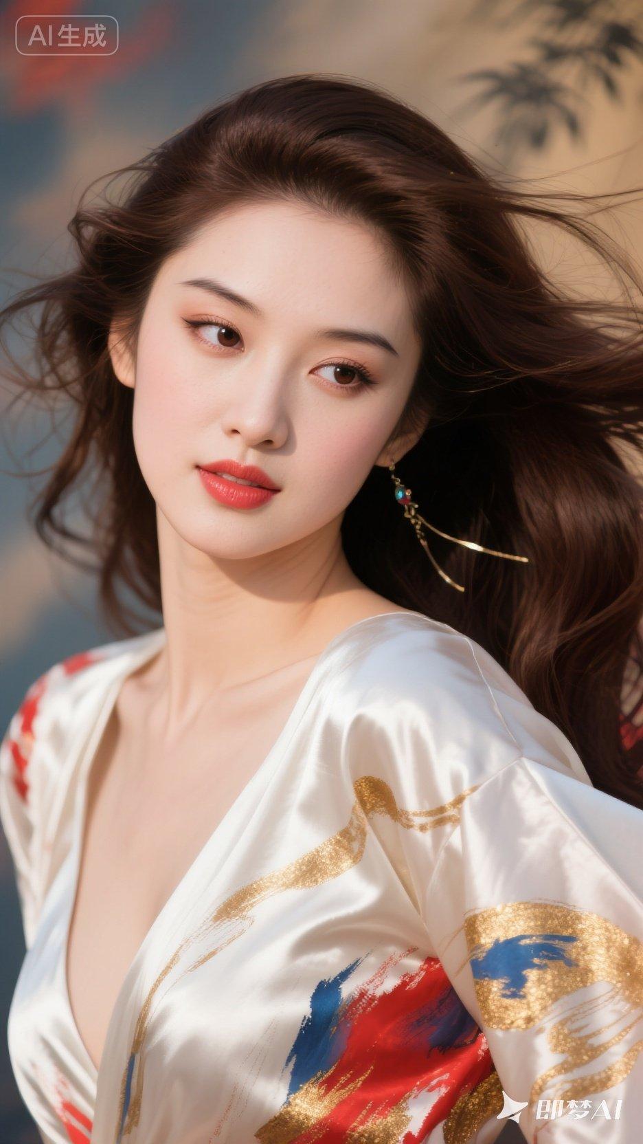 惊艳的东方美人，复古风穿搭，尽显优雅与魅力！