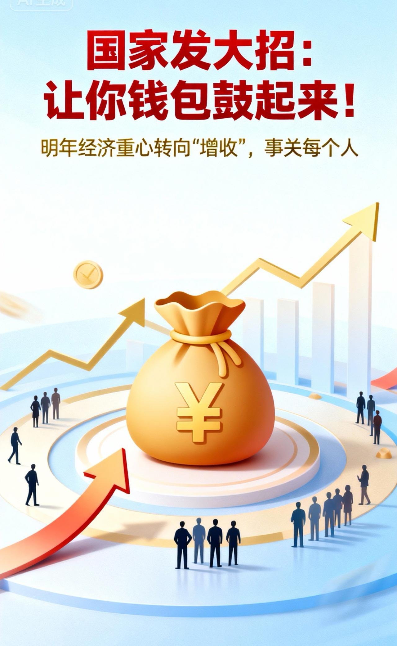 【国家发大招：让你钱包鼓起来！明年经济重心转向“增收”，事关每个人】刚刚闭幕