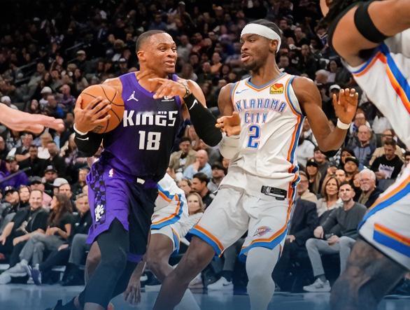 亚历山大：威少，你这拿着底薪，打成国王队的核心啦？？？威少：真的是拿着无保障的